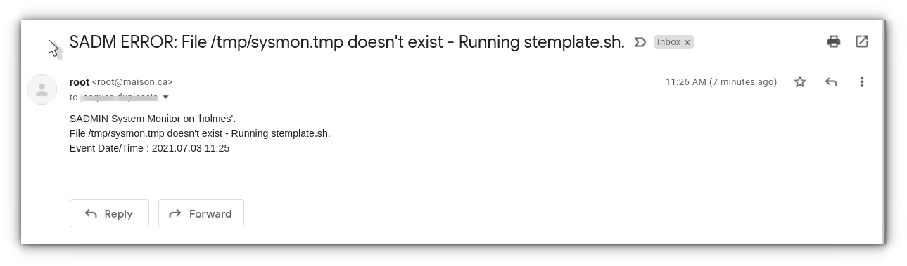SysMon Script Report Example