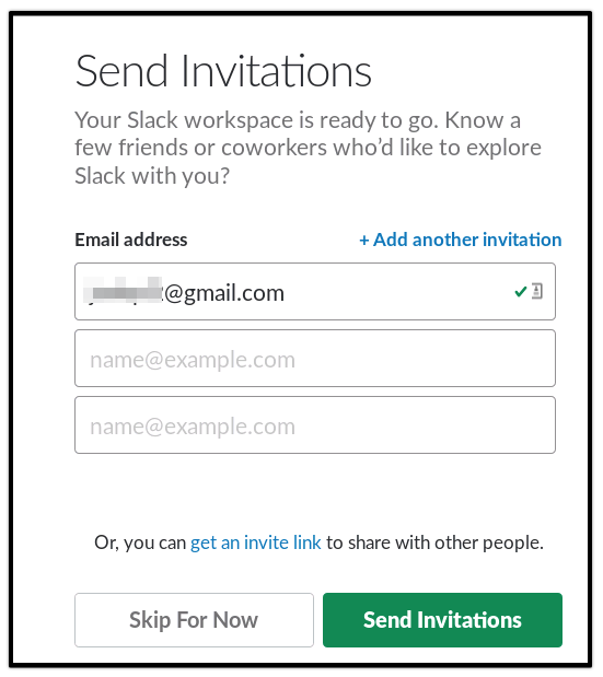 Slack Invitation