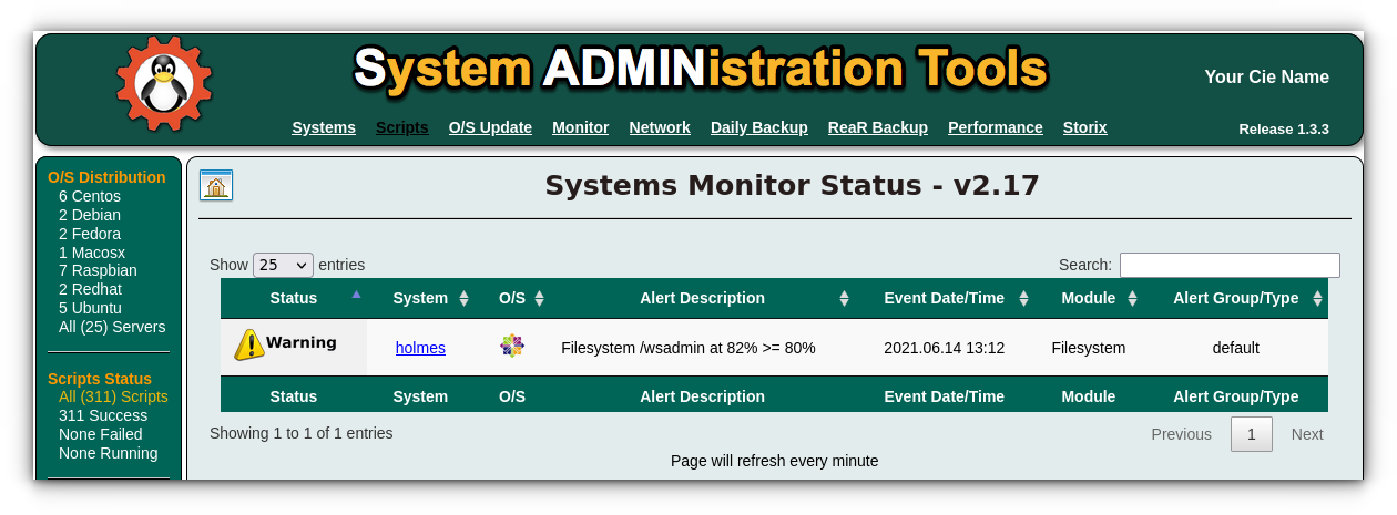 Sysmon Warning on Web